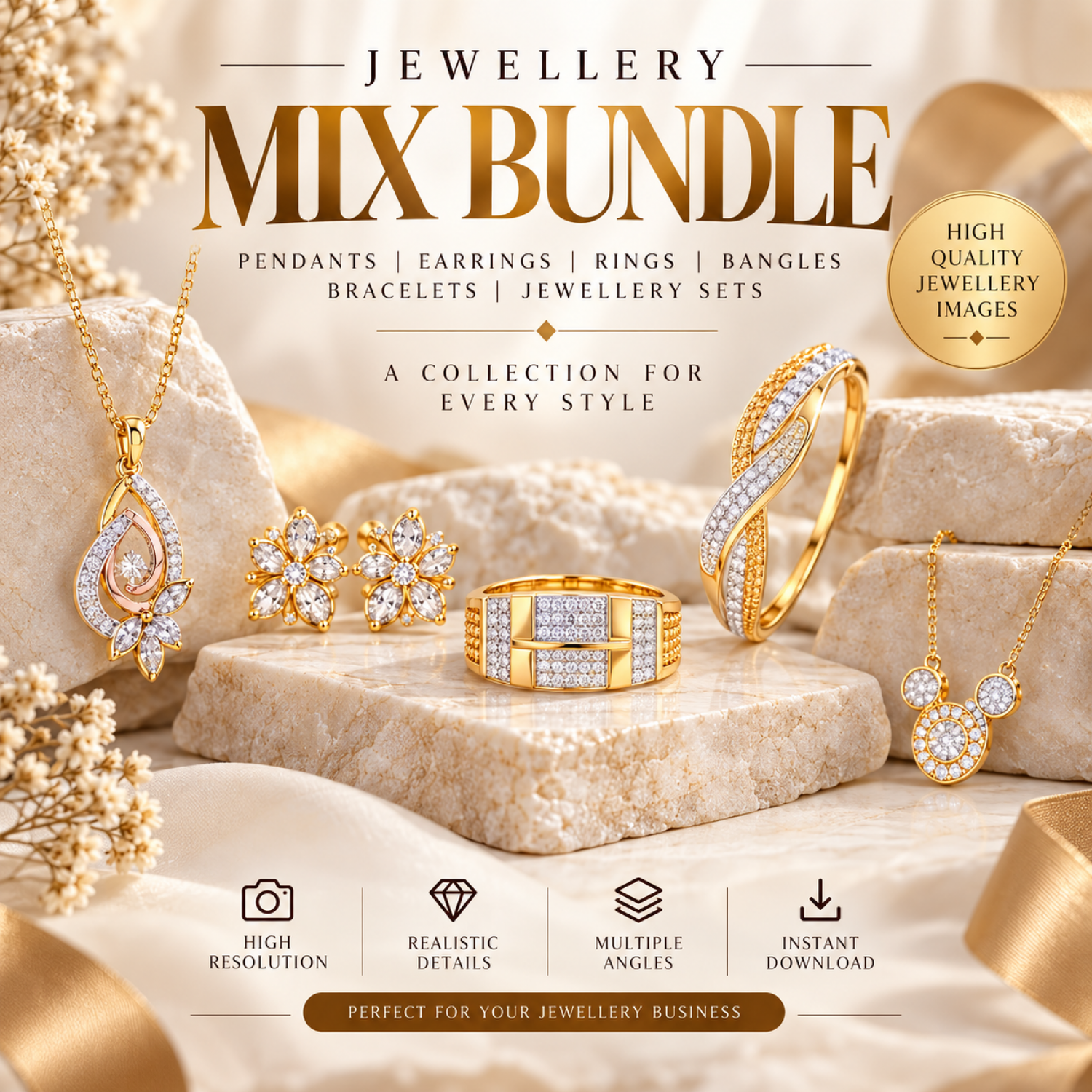Bundle-12(mix-Brecelet,Bangles,Earring,Pendent,ring)